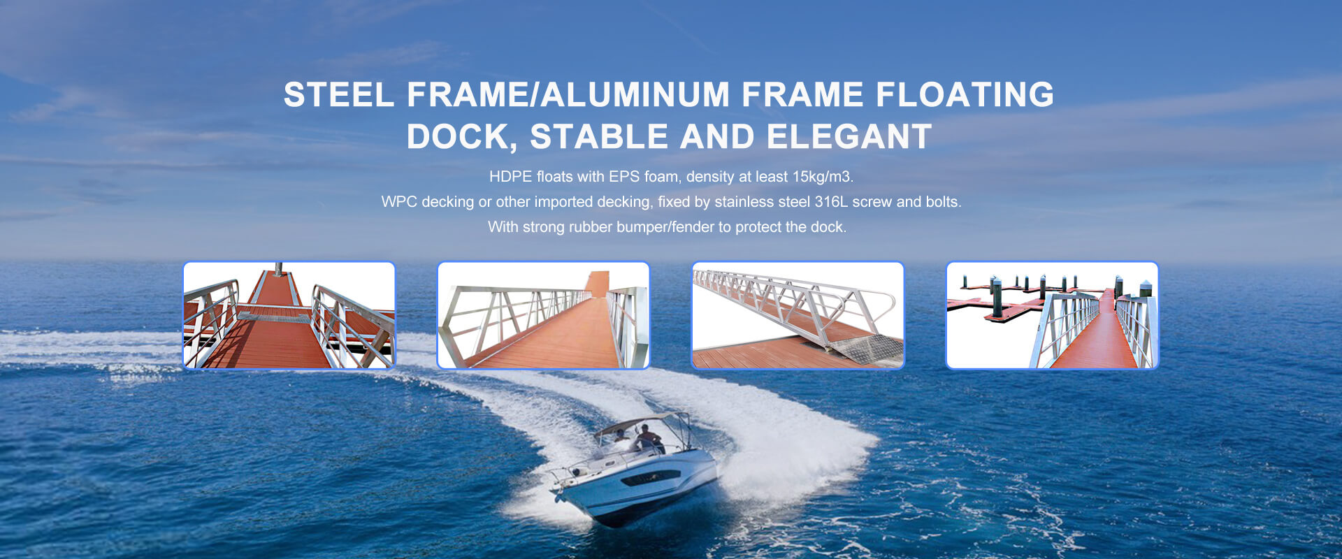 lightweight floating dock