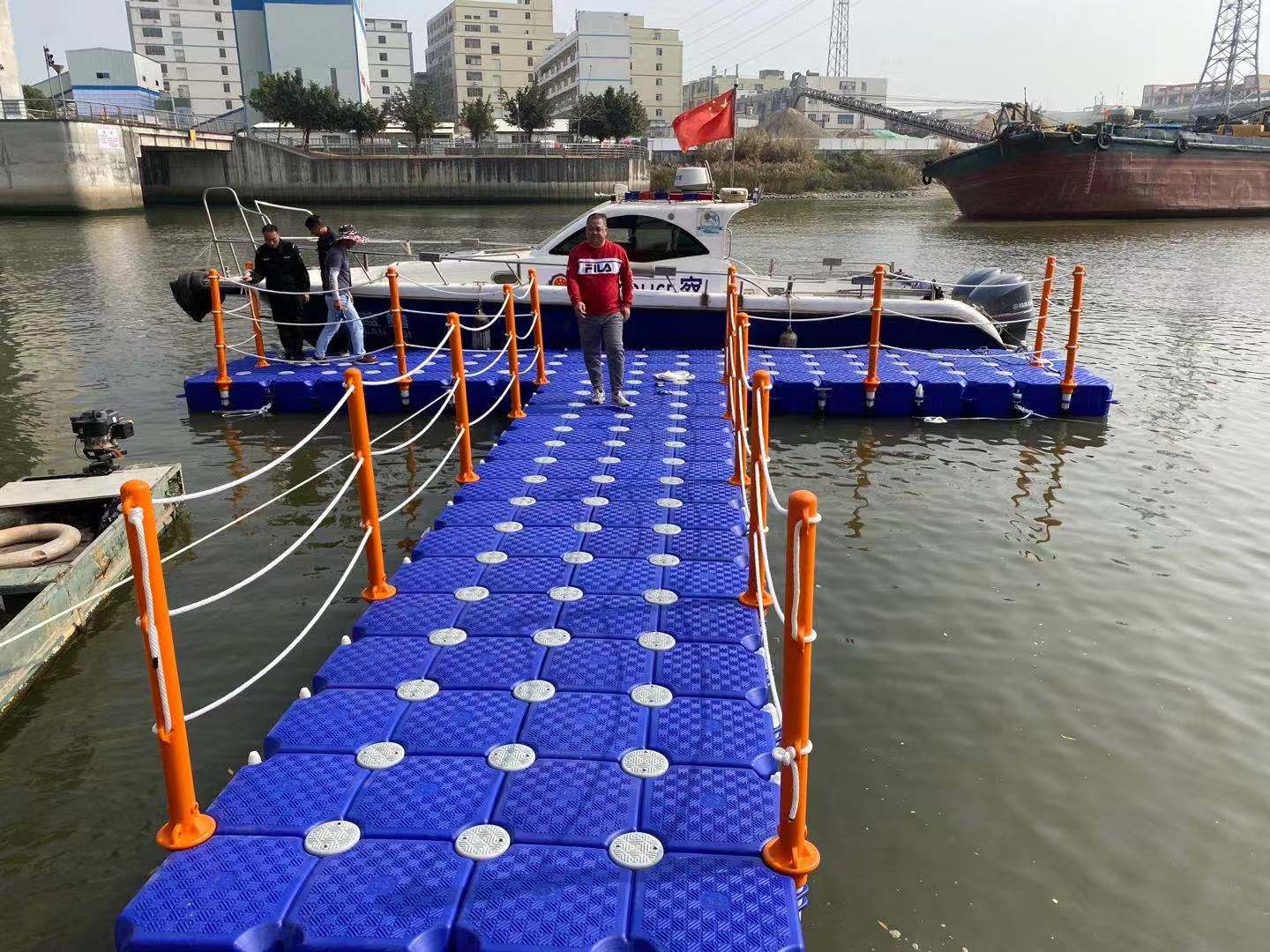 HDPE Plastic Docking Float and Floating Platform Dock Block