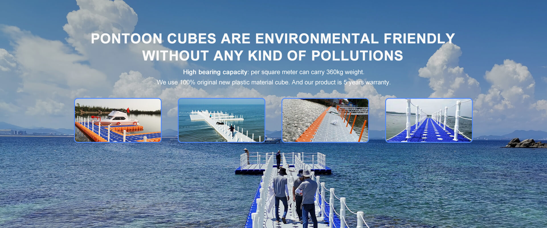 eco-friendly floating pontoon