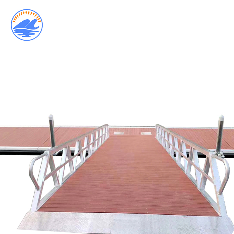 Marina Aluminium Frame Floating Deck Pier with Dock Decking for Sale